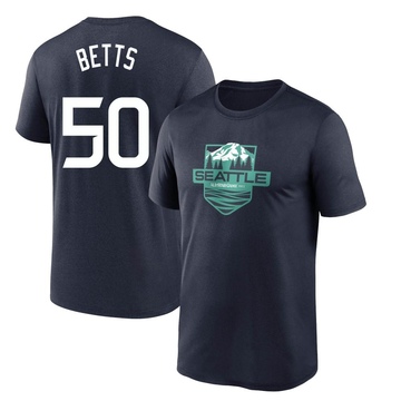 Men's Los Angeles Dodgers Mookie Betts ＃50 Game 2023 All-Star Outdoors Local Legend Name & Number T-Shirt - Navy