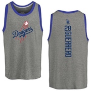 Men's Los Angeles Dodgers Pedro Guerrero ＃28 Backer Tank Top Ash