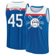 Men's Los Angeles Dodgers Pedro Martinez ＃45 Legend Baseball Tank Top - Royal/White