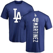 Men's Los Angeles Dodgers Ramon Martinez ＃48 Backer T-Shirt - Royal