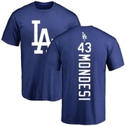 Men's Los Angeles Dodgers Raul Mondesi ＃43 Backer T-Shirt - Royal