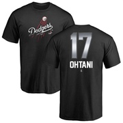 Men's Los Angeles Dodgers Shohei Ohtani ＃17 Midnight Mascot T-Shirt - Black