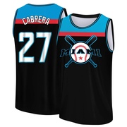 Men's Miami Marlins Edward Cabrera ＃27 Legend Baseball Tank Top - Black/Blue