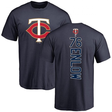 Men's Minnesota Twins Blayne Enlow ＃76 Backer T-Shirt - Navy