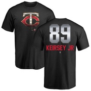 Men's Minnesota Twins DaShawn Keirsey Jr. ＃89 Midnight Mascot T-Shirt - Black