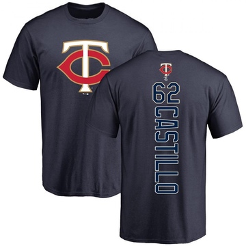 Men's Minnesota Twins Diego Castillo ＃62 Backer T-Shirt - Navy