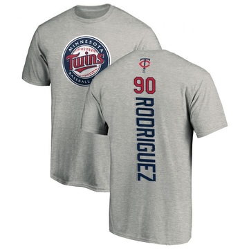 Men's Minnesota Twins Emmanuel Rodriguez ＃90 Backer T-Shirt Ash