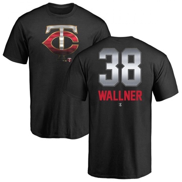 Men's Minnesota Twins Matt Wallner ＃38 Midnight Mascot T-Shirt - Black