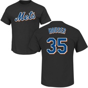 Men's New York Mets Adrian Houser ＃35 Roster Name & Number T-Shirt - Black