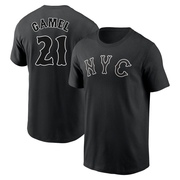 Men's New York Mets Ben Gamel ＃21 Game Ben l 2024 City Connect Name & Number T-Shirt - Black