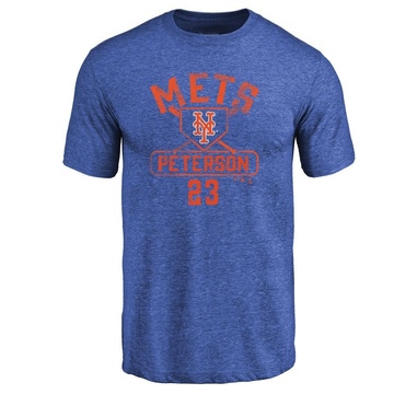 Men's New York Mets David Peterson ＃23 Base Runner T-Shirt - Royal