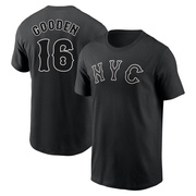 Men's New York Mets Dwight Gooden ＃16 2024 City Connect Name & Number T-Shirt - Black