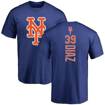 Men's New York Mets Edwin Diaz ＃39 Backer T-Shirt - Royal