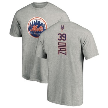 Men's New York Mets Edwin Diaz ＃39 Backer T-Shirt Ash