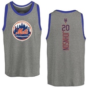 Men's New York Mets Howard Johnson ＃20 Backer Tank Top Ash