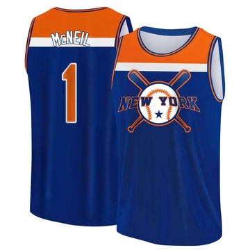 Men's New York Mets Jeff McNeil ＃1 Legend Baseball Tank Top - Royal/Orange