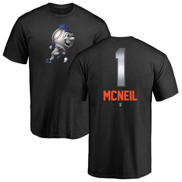 Men's New York Mets Jeff McNeil ＃1 Midnight Mascot T-Shirt - Black