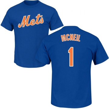 Men's New York Mets Jeff McNeil ＃1 Roster Name & Number T-Shirt - Royal