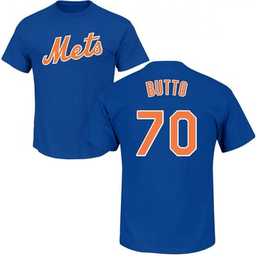 Men's New York Mets Jose Butto ＃70 Roster Name & Number T-Shirt - Royal