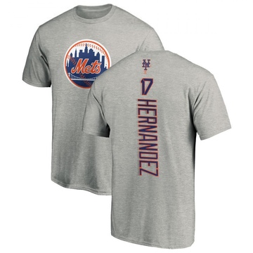 Men's New York Mets Keith Hernandez ＃17 Backer T-Shirt Ash