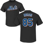 Men's New York Mets Kolton Ingram ＃85 Roster Name & Number T-Shirt - Black