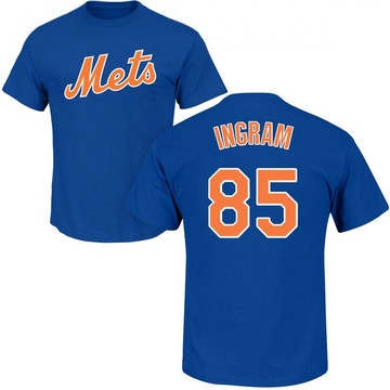 Men's New York Mets Kolton Ingram ＃85 Roster Name & Number T-Shirt - Royal