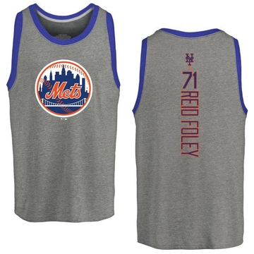 Men's New York Mets Sean Reid-Foley ＃71 Backer Tank Top Ash