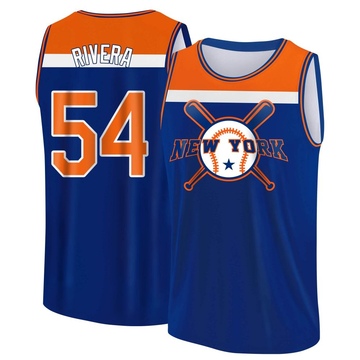 Men's New York Mets T.J. Rivera ＃54 Legend Baseball Tank Top - Royal/Orange