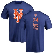 Men's New York Mets Tyler Jay ＃74 Backer T-Shirt - Royal