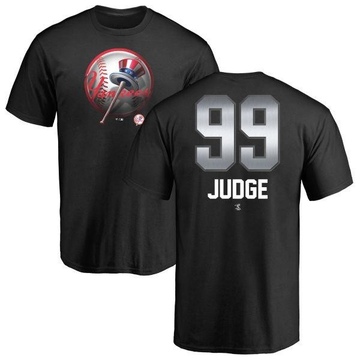 Men's New York Yankees Aaron Judge ＃99 Midnight Mascot T-Shirt - Black