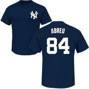 Men's New York Yankees Albert Abreu ＃84 Roster Name & Number T-Shirt - Navy