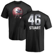 Men's New York Yankees Baron Stuart ＃46 Midnight Mascot T-Shirt - Black