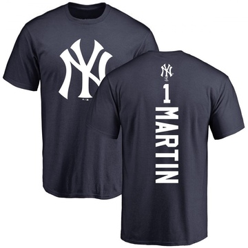 Men's New York Yankees Billy Martin ＃1 Backer T-Shirt - Navy