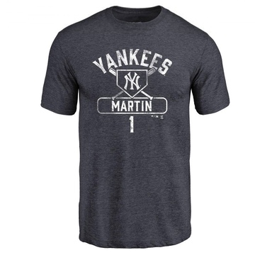 Men's New York Yankees Billy Martin ＃1 Base Runner T-Shirt - Navy