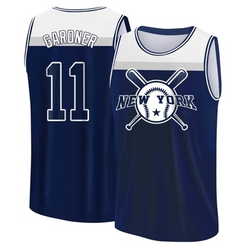 Men's New York Yankees Brett Gardner ＃11 Legend Baseball Tank Top - Navy/White