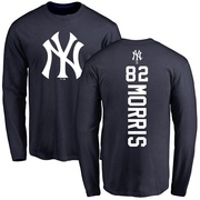 Men's New York Yankees Cody Morris ＃82 Backer Long Sleeve T-Shirt - Navy