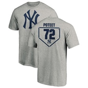 Men's New York Yankees Cody Poteet ＃72 RBI T-Shirt Heathered - Gray