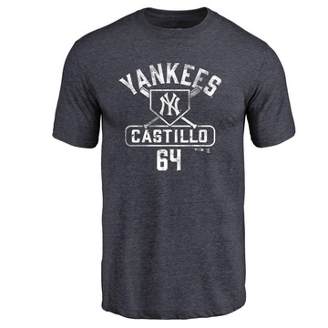 Men's New York Yankees Diego Castillo ＃64 Base Runner T-Shirt - Navy