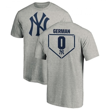 Men's New York Yankees Domingo German ＃0 RBI T-Shirt Heathered - Gray