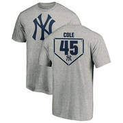 Men's New York Yankees Gerrit Cole ＃45 RBI T-Shirt Heathered - Gray