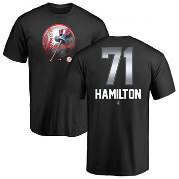 Men's New York Yankees Ian Hamilton ＃71 Midnight Mascot T-Shirt - Black