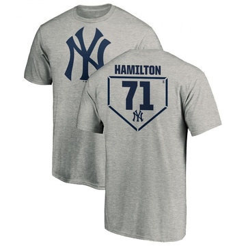 Men's New York Yankees Ian Hamilton ＃71 RBI T-Shirt Heathered - Gray