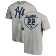 Men's New York Yankees Jacoby Ellsbury ＃22 RBI T-Shirt Heathered - Gray