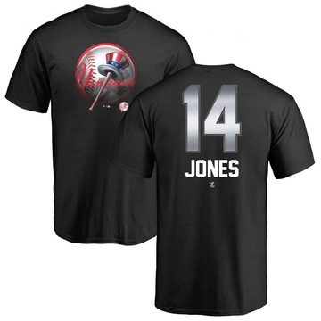 Men's New York Yankees Jahmai Jones ＃14 Midnight Mascot T-Shirt - Black