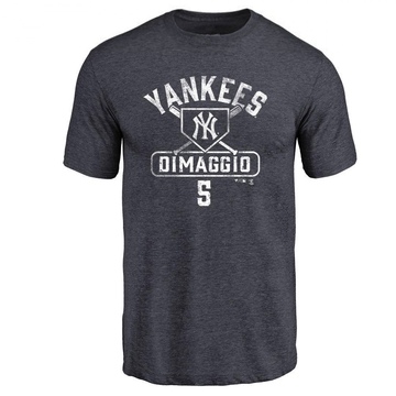 Men's New York Yankees Joe DiMaggio ＃5 Base Runner T-Shirt - Navy