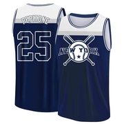 Men's New York Yankees Joe Pepitone ＃25 Legend Baseball Tank Top - Navy/White