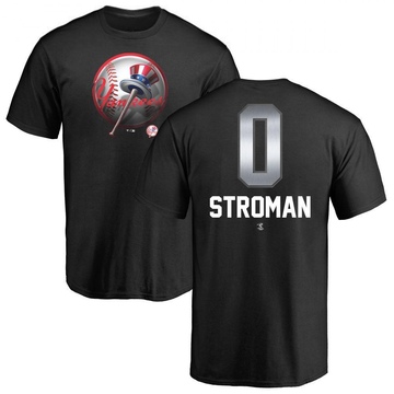 Men's New York Yankees Marcus Stroman ＃0 Midnight Mascot T-Shirt - Black