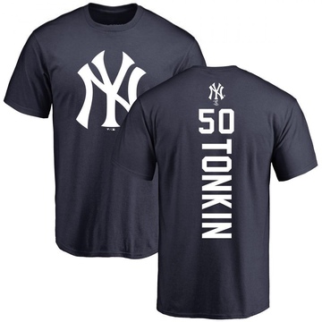 Men's New York Yankees Michael Tonkin ＃50 Backer T-Shirt - Navy