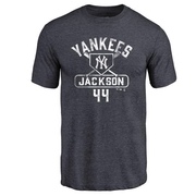 Men's New York Yankees Reggie Jackson ＃44 Base Runner T-Shirt - Navy