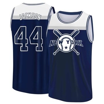 Men's New York Yankees Reggie Jackson ＃44 Legend Baseball Tank Top - Navy/White